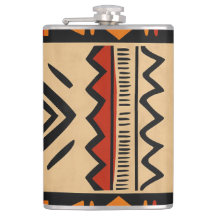 Afrikanischer Hintergrund in warmen Farben