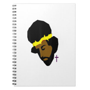 Afrikanischer Jesus Black Jesus Art Notizblock