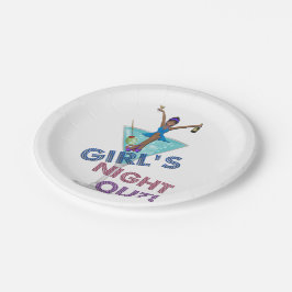 Afrikanischer Junggeselinnen-Abschied Pappteller