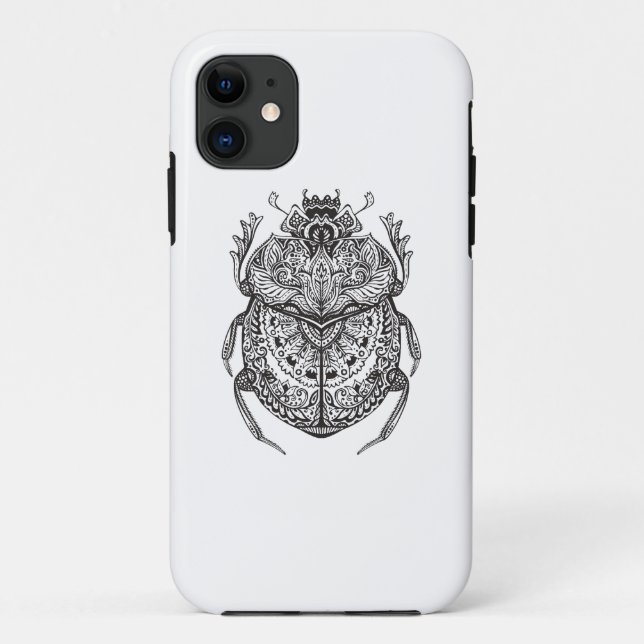 Afrikanischer Käfer Zendoodle Case-Mate iPhone Hülle (Rückseite)