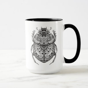 Afrikanischer Käfer Zendoodle Tasse