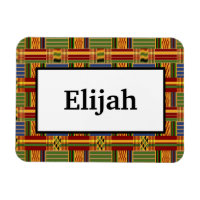Afrikanischer Karierter Kente 3x4 Name flexibel