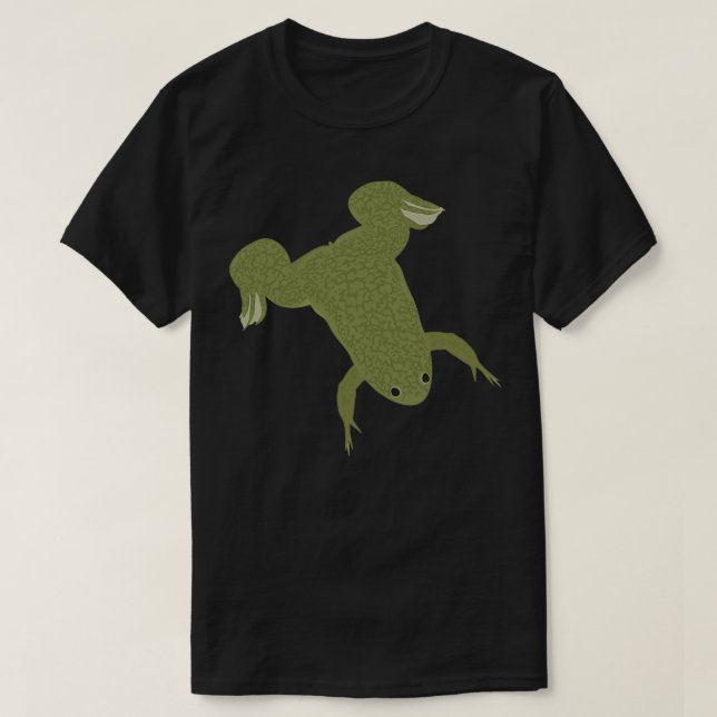 Afrikanischer Klawe Frog Xenopus laevis T-Shirt (Design vorne)