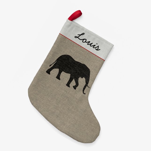 Afrikanischer Kleiner Weihnachtsstrumpf (Vorderansicht (hängend))