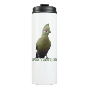 Afrikanischer Knysna-Turaco-Vogel-Thermalbecher Thermosbecher