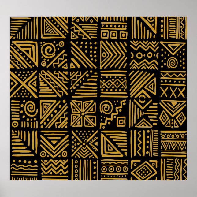 Afrikanischer Konflikt: ethnischer Stammeskrieg na Poster (Vorne)