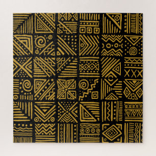 Afrikanischer Konflikt: ethnischer Stammeskrieg na Puzzle