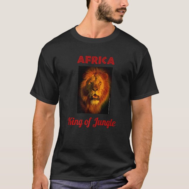 Afrikanischer König des Dschungels beeindruckende  T-Shirt (Vorderseite)