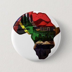 Afrikanischer Kontinent Button