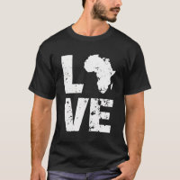 Afrikanischer Kontinent Karte I Liebe Afrika