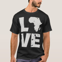 Afrikanischer Kontinent Karte I Liebe Afrika