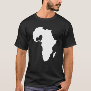 Afrikanischer Kontinent Kunst Reisen Afrika Safari T-Shirt