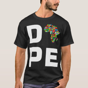 Afrikanischer Kontinent Neuafrika Schwarze Geschic T-Shirt