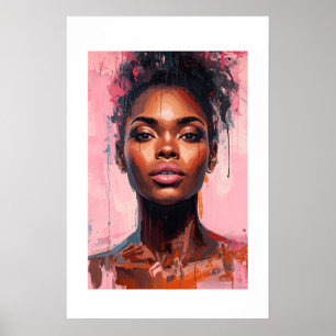Afrikanischer Kunstdruck Poster