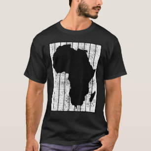 Afrikanischer Landkarte Kontinent T-Shirt
