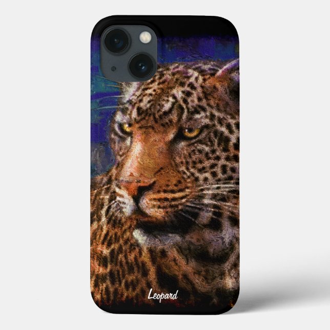 Afrikanischer Leopard Big Cat Wildlife Art Case (Rückseite)