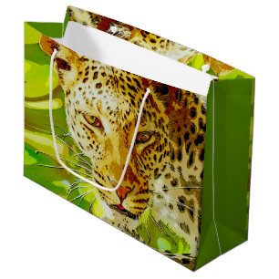 Afrikanischer Leopard Große Geschenktüte
