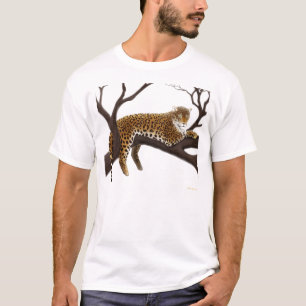 Afrikanischer Leopard im Baum-T - Shirt