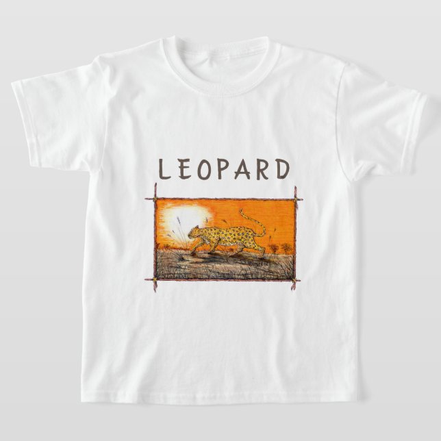 Afrikanischer Leopard T-Shirt (Ablage )