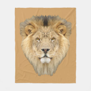 Afrikanischer Löwe Fleecedecke