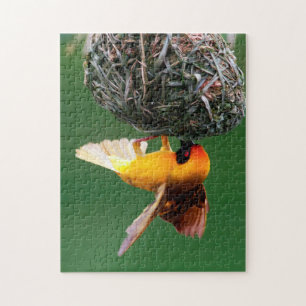Afrikanischer Maskenweber (Ploceus Velatus) Puzzle