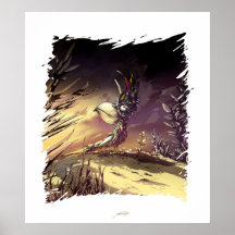 Afrikanischer Papagei in der Savanne