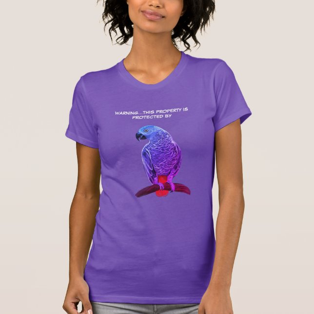 Afrikanischer Papagei-T - Shirt (Vorderseite)