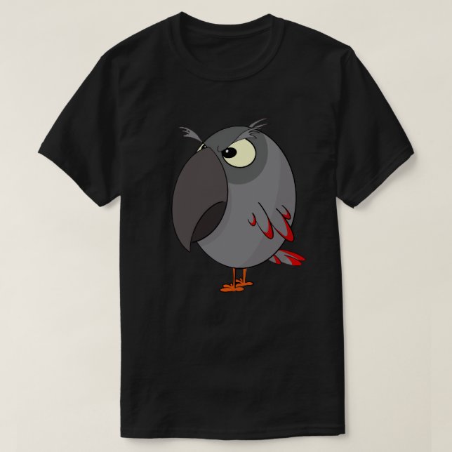 Afrikanischer Papagei T-Shirt (Design vorne)