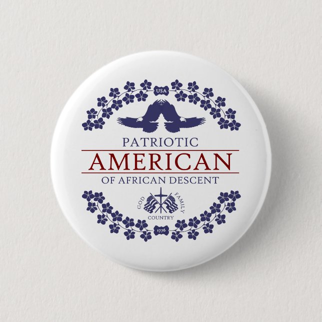 Afrikanischer PATRIOT Button (Vorderseite)