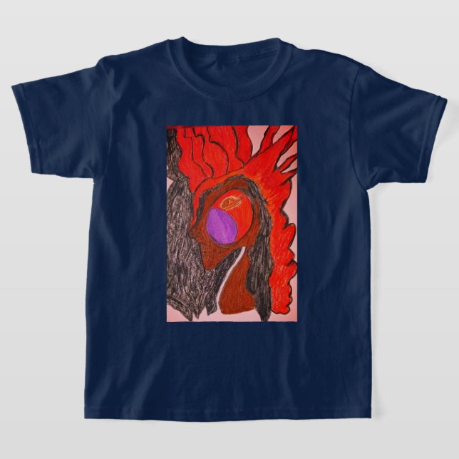 Afrikanischer Phönix Aufsteigend  T-Shirt (Ablage )