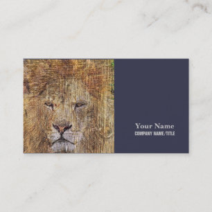 Afrikanischer Safari-Tier-Wildtiere Visitenkarte