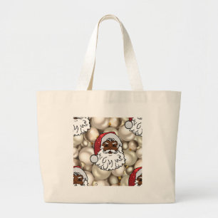 afrikanischer Santa-Claus Jumbo Stoffbeutel