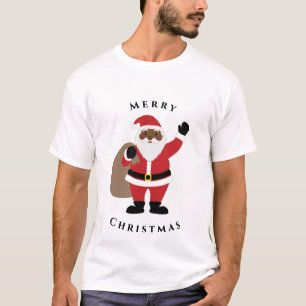 Afrikanischer Santa Claus T - Shirt