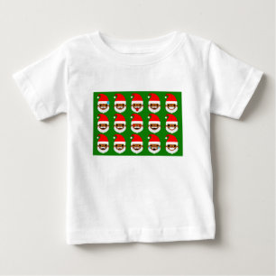 Afrikanischer Santa Emoji Emoticons Baby T-shirt