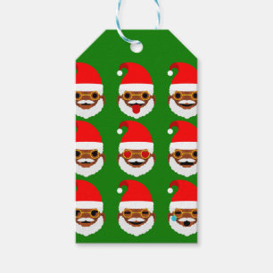 Afrikanischer Santa Emoji Emoticons Geschenkanhänger