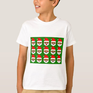 Afrikanischer Santa Emoji Emoticons T-Shirt