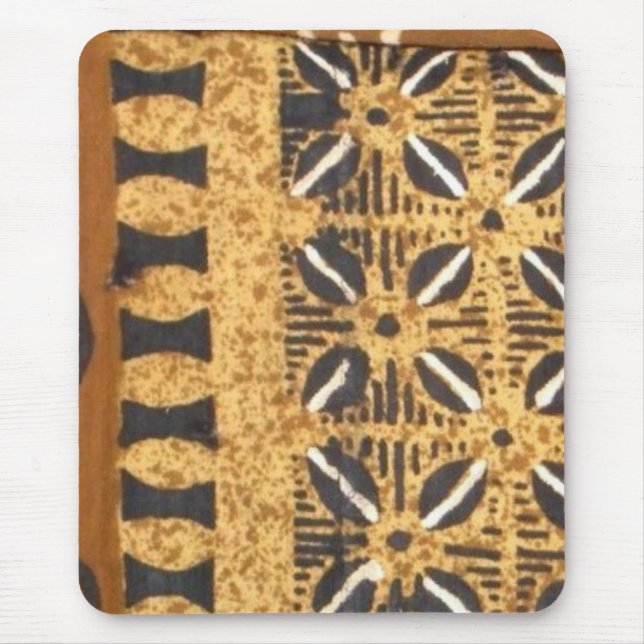 Afrikanischer Schlammstoff mit Mousepad (Vorne)