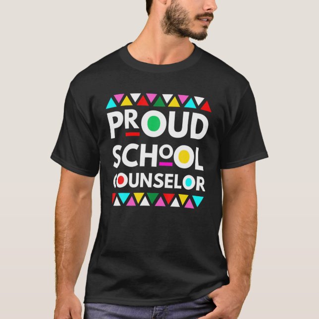 Afrikanischer Schulberater für schwarze Geschichte T-Shirt (Vorderseite)