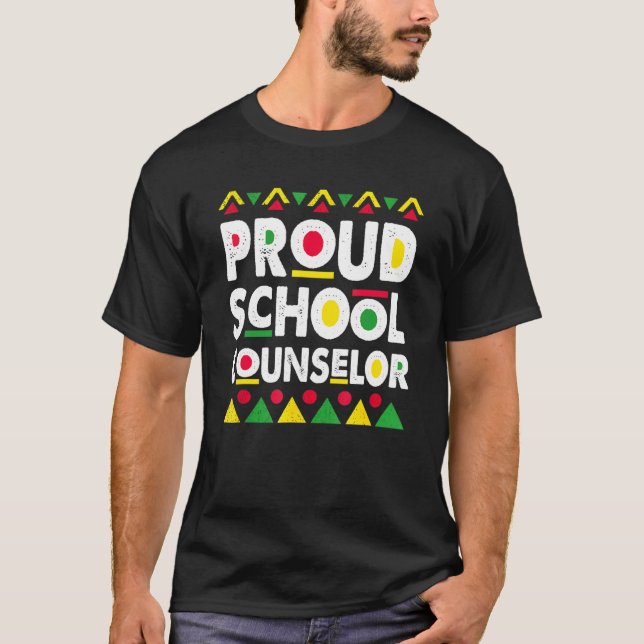 Afrikanischer Schulberater - Schwarze Geschichte T-Shirt (Vorderseite)