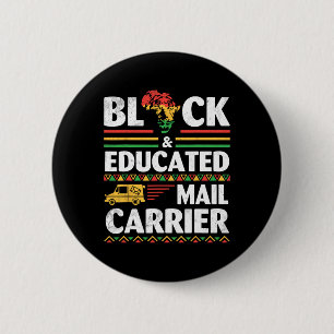 Afrikanischer Schwarzer Geschichtsmonat Schwarz un Button