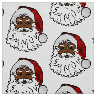 afrikanischer schwarzer Weihnachtsmann Weihnachten Stoff