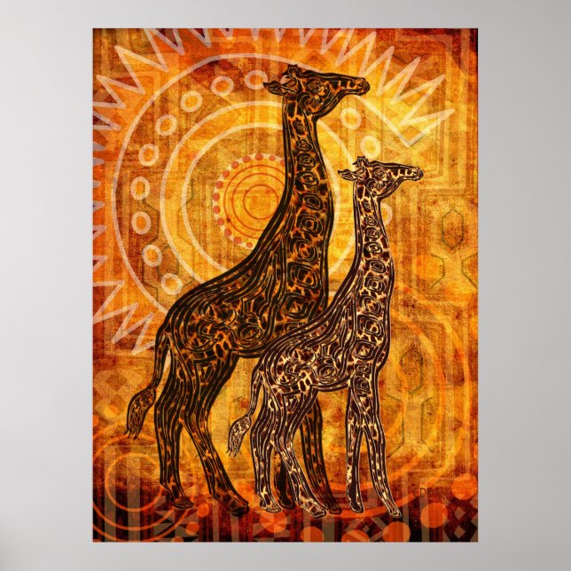 Afrikanischer Sommer Poster (Vorne)