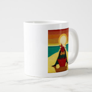 Afrikanischer Sonnenuntergang 2009 Jumbo-Tasse
