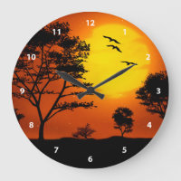 Afrikanischer Sonnenuntergang