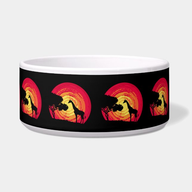 Afrikanischer Sonnenuntergang Napf (Vorderseite)