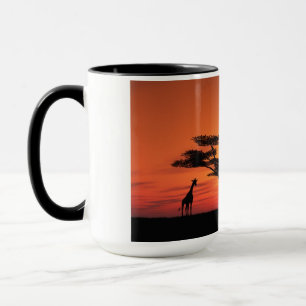 Afrikanischer Sonnenuntergang Tasse