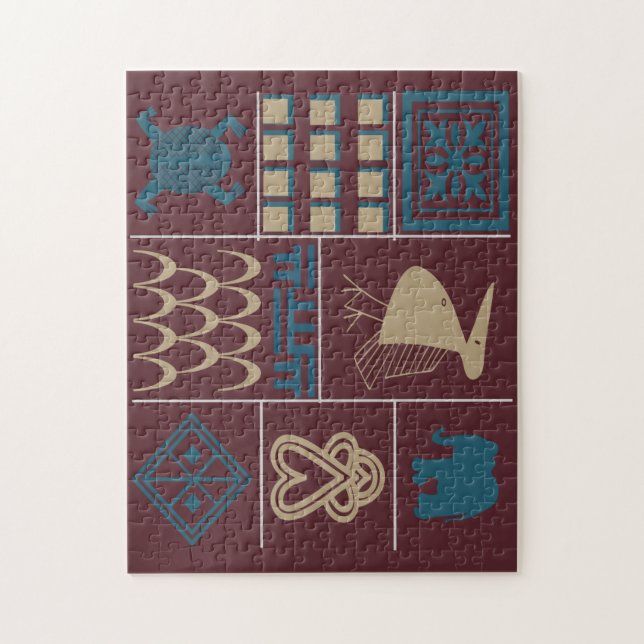afrikanischer Stamm Puzzle (Vertikal)