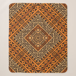 Afrikanischer Stammesstoff: ethnischer Stil. Sherpadecke