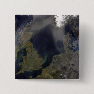 Afrikanischer Staub, der über Schottland Button