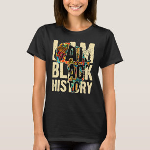 Afrikanischer Stil Afrika Kontinent I Bin Black Hi T-Shirt